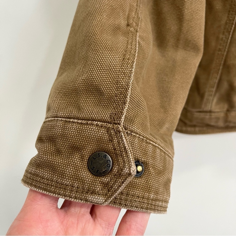 Levi’s Men’s Sherpa Lined Midweight Hooded Work Jacket Chore Coat Barn Field S - Picture 5 of 10